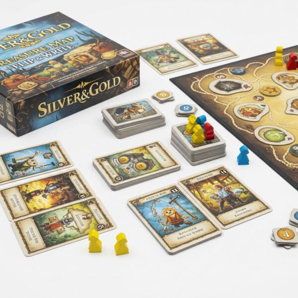 Silver & Gold – Treasure Map Flip & Write